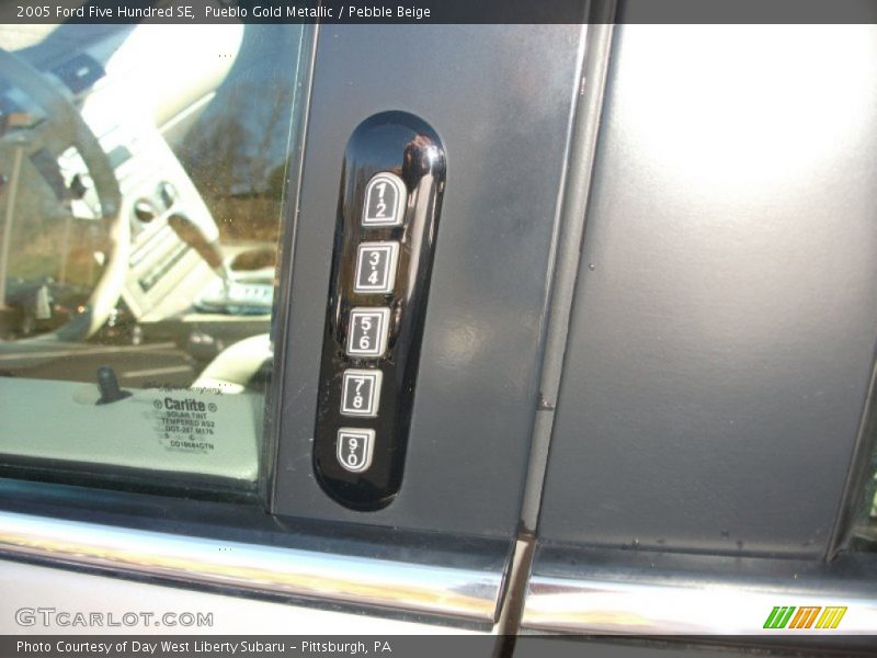 Pueblo Gold Metallic / Pebble Beige 2005 Ford Five Hundred SE