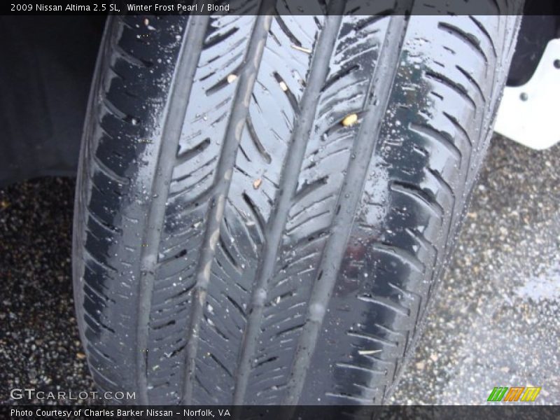 Winter Frost Pearl / Blond 2009 Nissan Altima 2.5 SL