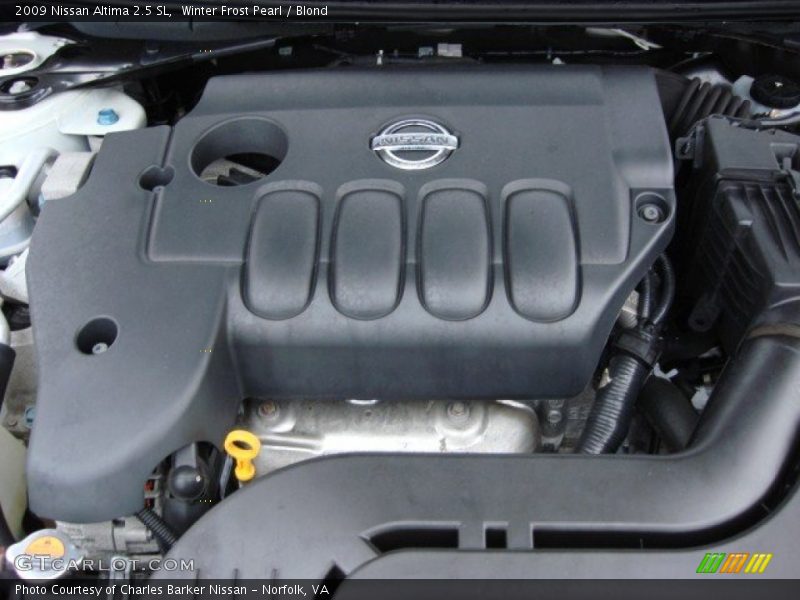 Winter Frost Pearl / Blond 2009 Nissan Altima 2.5 SL
