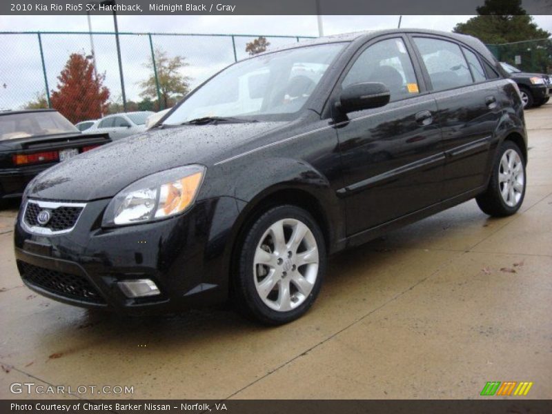 Midnight Black / Gray 2010 Kia Rio Rio5 SX Hatchback