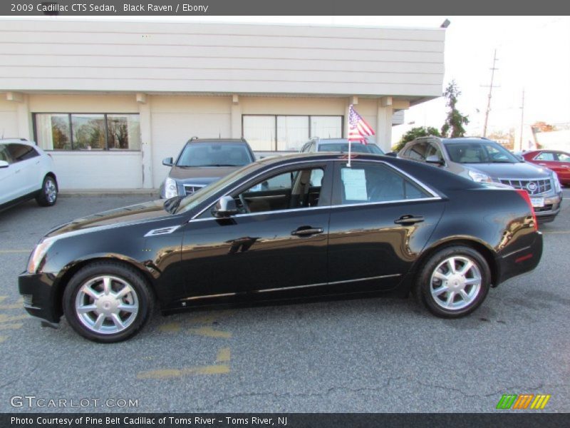 Black Raven / Ebony 2009 Cadillac CTS Sedan