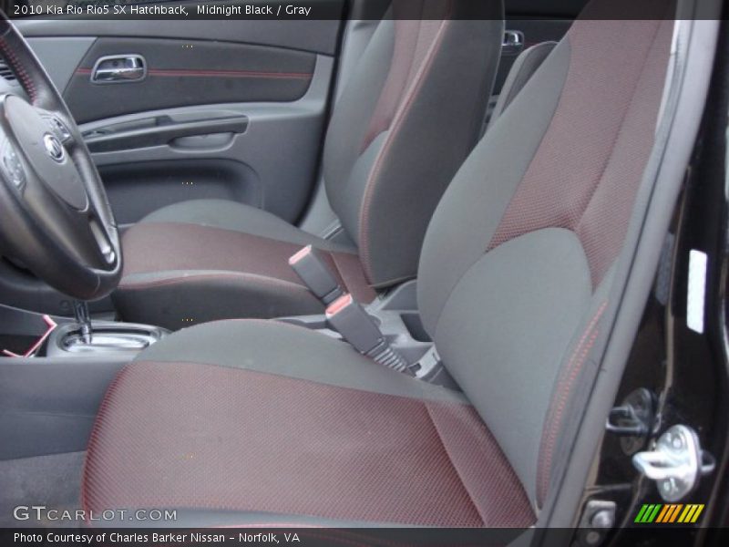  2010 Rio Rio5 SX Hatchback Gray Interior