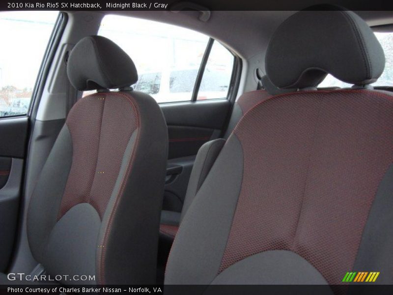  2010 Rio Rio5 SX Hatchback Gray Interior