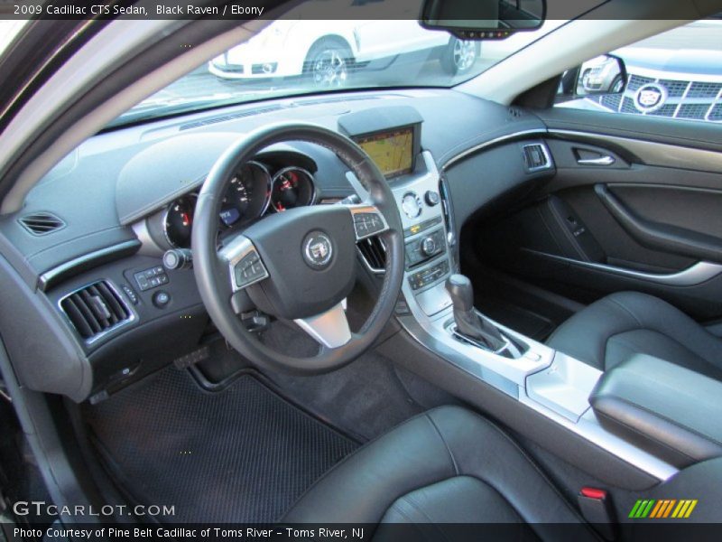Ebony Interior - 2009 CTS Sedan 