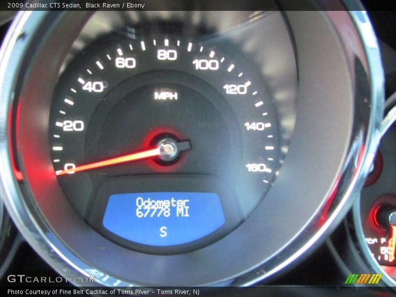 Black Raven / Ebony 2009 Cadillac CTS Sedan