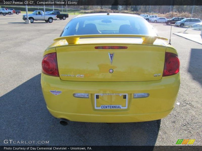 Competition Yellow / Ebony 2007 Pontiac G5 GT