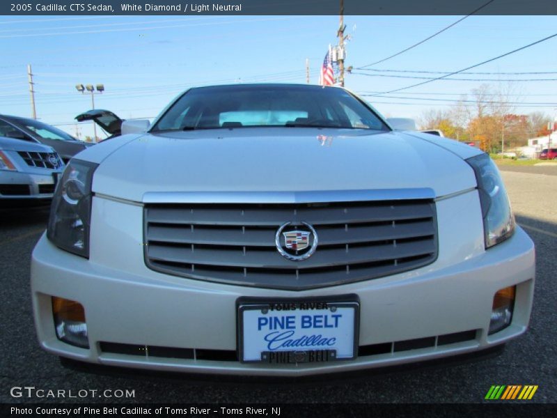 White Diamond / Light Neutral 2005 Cadillac CTS Sedan