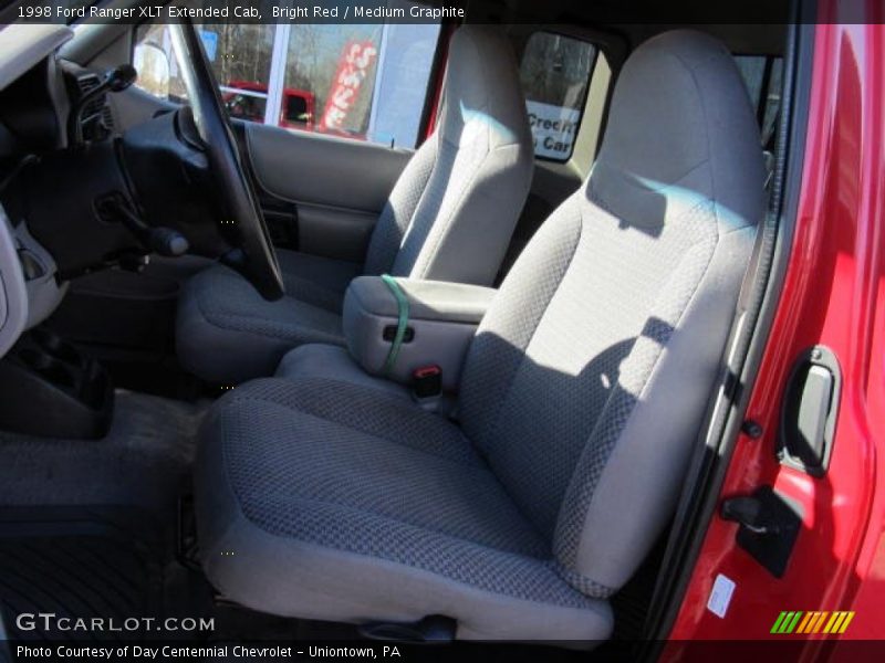Bright Red / Medium Graphite 1998 Ford Ranger XLT Extended Cab