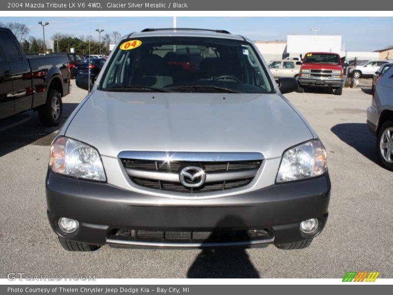 Glacier Silver Metallic / Black 2004 Mazda Tribute LX V6 4WD