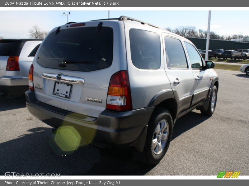 Glacier Silver Metallic / Black 2004 Mazda Tribute LX V6 4WD