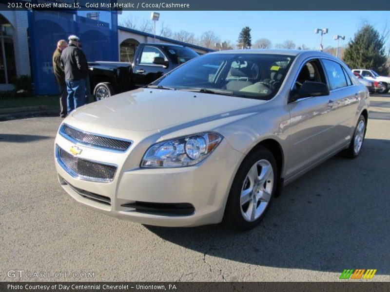 Gold Mist Metallic / Cocoa/Cashmere 2012 Chevrolet Malibu LS