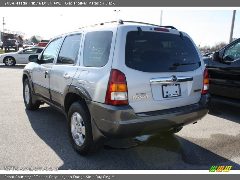 Glacier Silver Metallic / Black 2004 Mazda Tribute LX V6 4WD