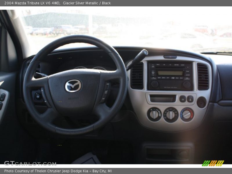 Glacier Silver Metallic / Black 2004 Mazda Tribute LX V6 4WD