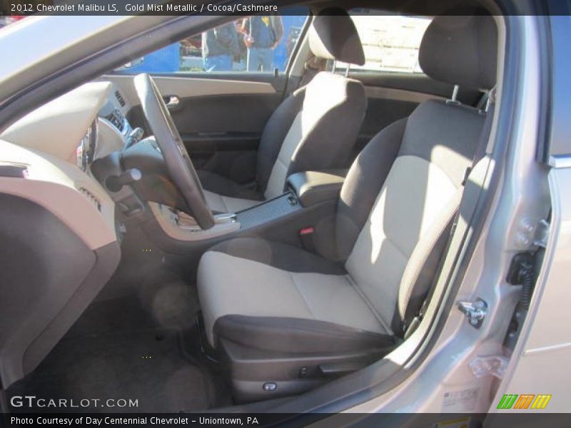 Gold Mist Metallic / Cocoa/Cashmere 2012 Chevrolet Malibu LS