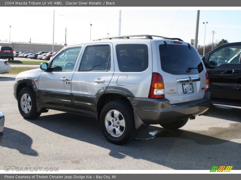 Glacier Silver Metallic / Black 2004 Mazda Tribute LX V6 4WD