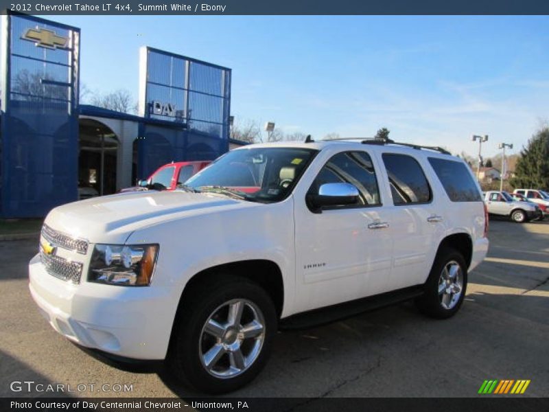 Summit White / Ebony 2012 Chevrolet Tahoe LT 4x4