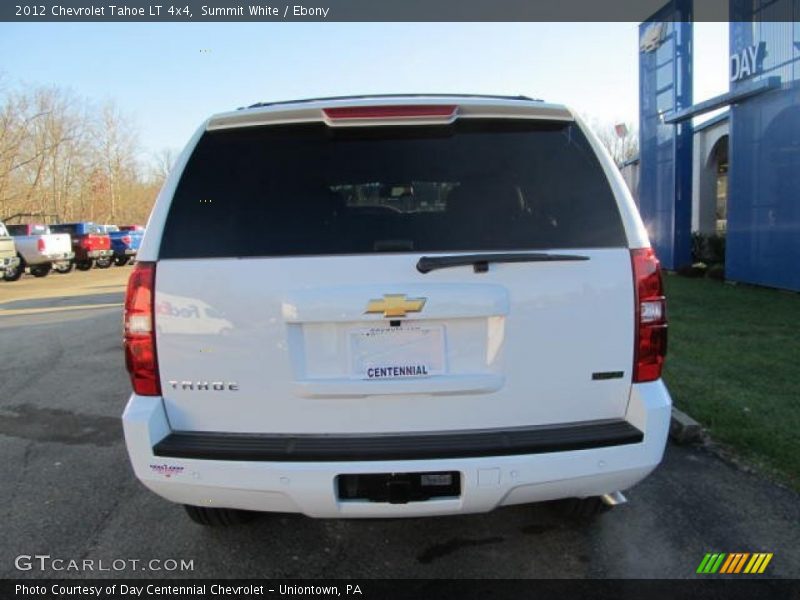 Summit White / Ebony 2012 Chevrolet Tahoe LT 4x4