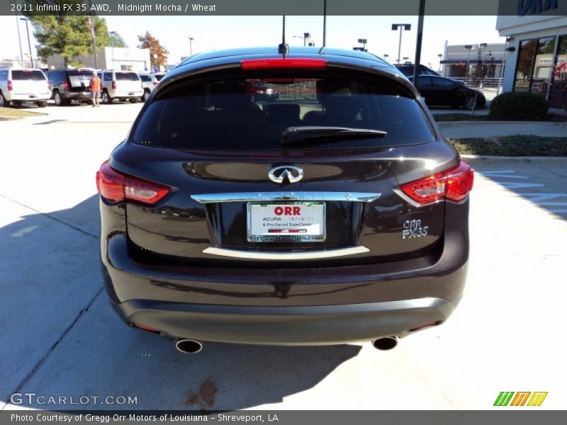 Midnight Mocha / Wheat 2011 Infiniti FX 35 AWD