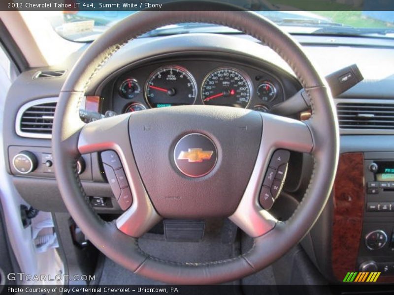 Summit White / Ebony 2012 Chevrolet Tahoe LT 4x4