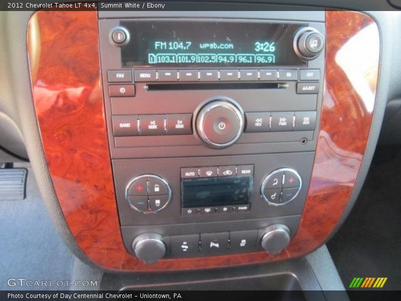 Summit White / Ebony 2012 Chevrolet Tahoe LT 4x4