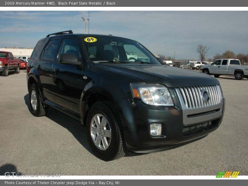 Black Pearl Slate Metallic / Black 2009 Mercury Mariner 4WD