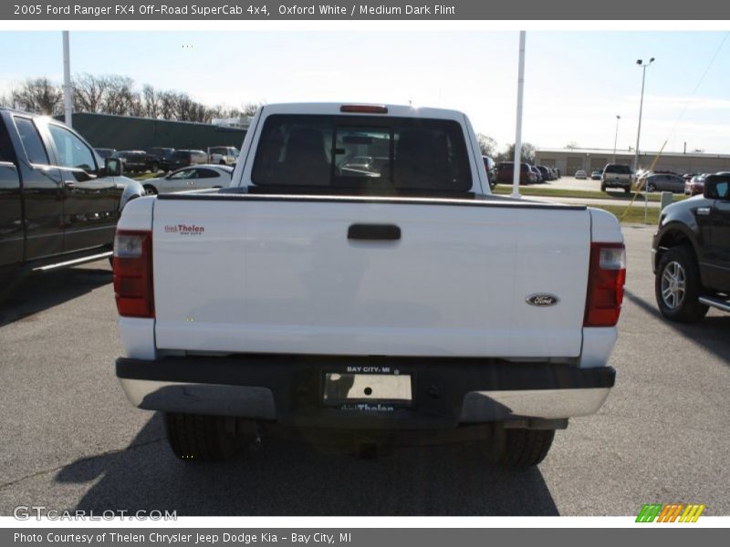 Oxford White / Medium Dark Flint 2005 Ford Ranger FX4 Off-Road SuperCab 4x4