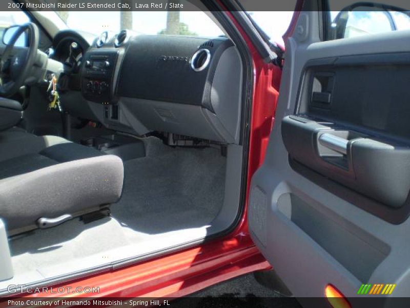 Lava Red / Slate 2007 Mitsubishi Raider LS Extended Cab