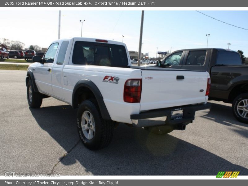 Oxford White / Medium Dark Flint 2005 Ford Ranger FX4 Off-Road SuperCab 4x4