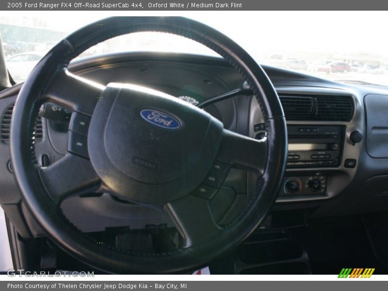 Oxford White / Medium Dark Flint 2005 Ford Ranger FX4 Off-Road SuperCab 4x4