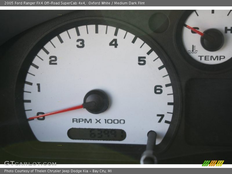 Oxford White / Medium Dark Flint 2005 Ford Ranger FX4 Off-Road SuperCab 4x4