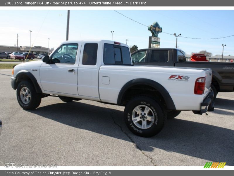 Oxford White / Medium Dark Flint 2005 Ford Ranger FX4 Off-Road SuperCab 4x4