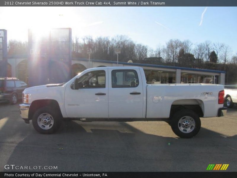 Summit White / Dark Titanium 2012 Chevrolet Silverado 2500HD Work Truck Crew Cab 4x4