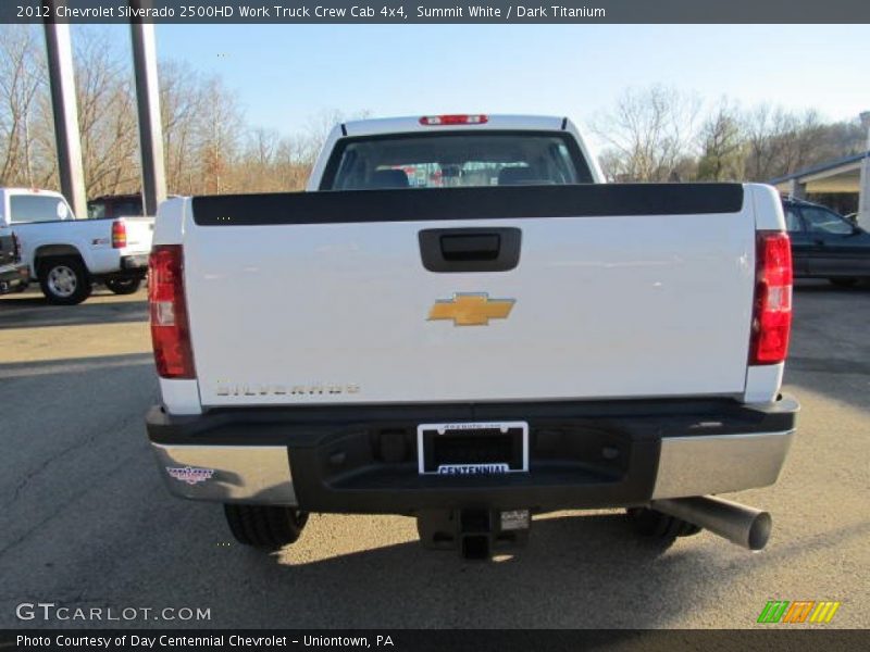 Summit White / Dark Titanium 2012 Chevrolet Silverado 2500HD Work Truck Crew Cab 4x4