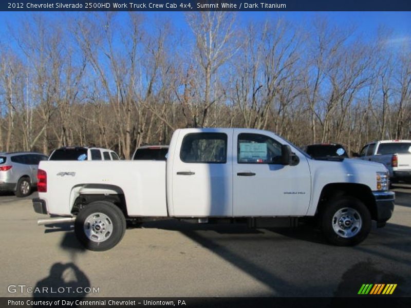 Summit White / Dark Titanium 2012 Chevrolet Silverado 2500HD Work Truck Crew Cab 4x4