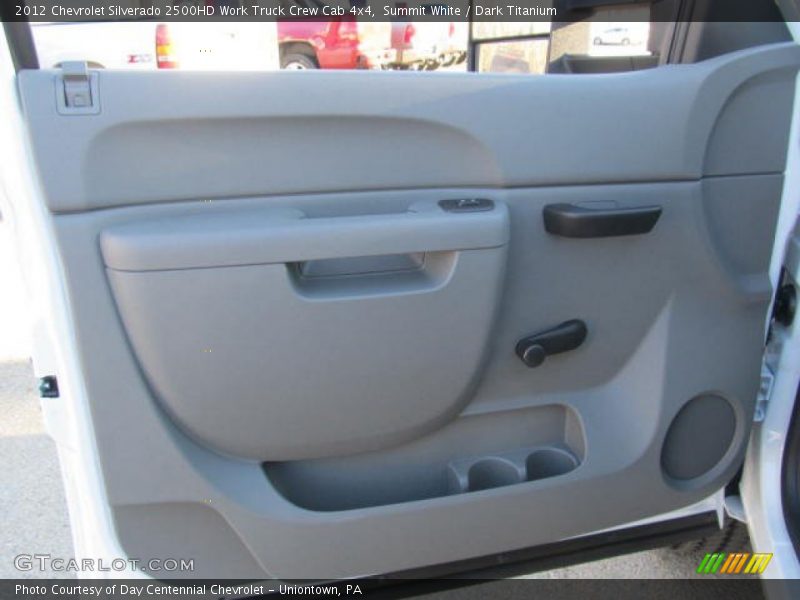 Summit White / Dark Titanium 2012 Chevrolet Silverado 2500HD Work Truck Crew Cab 4x4
