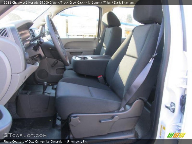 Summit White / Dark Titanium 2012 Chevrolet Silverado 2500HD Work Truck Crew Cab 4x4