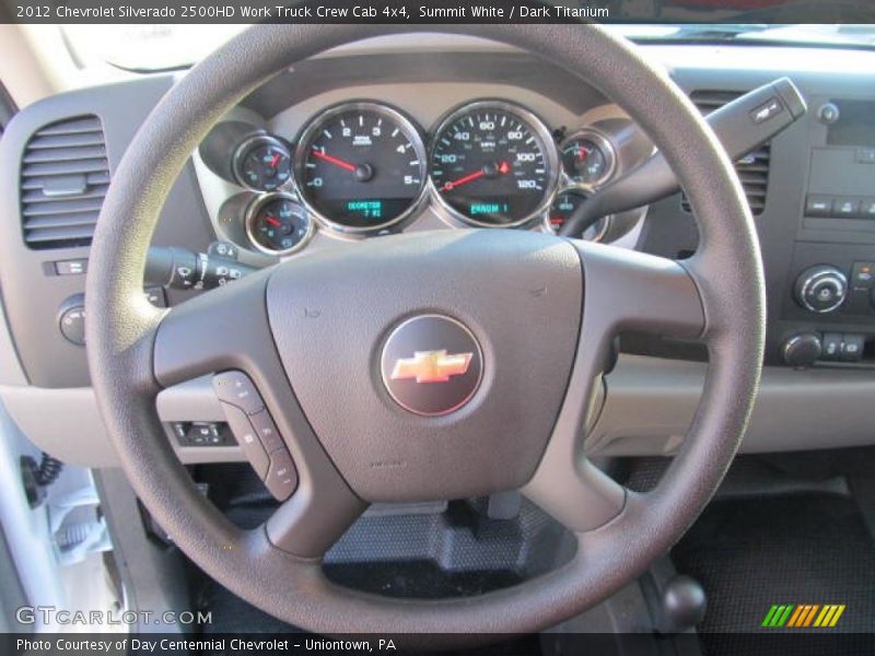  2012 Silverado 2500HD Work Truck Crew Cab 4x4 Steering Wheel