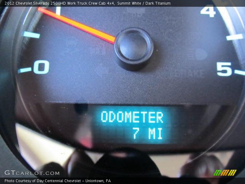 Summit White / Dark Titanium 2012 Chevrolet Silverado 2500HD Work Truck Crew Cab 4x4