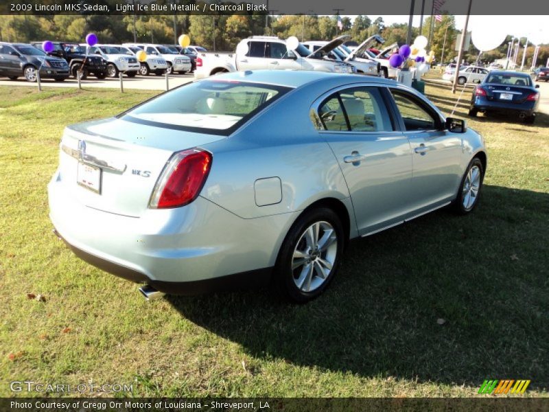 Light Ice Blue Metallic / Charcoal Black 2009 Lincoln MKS Sedan