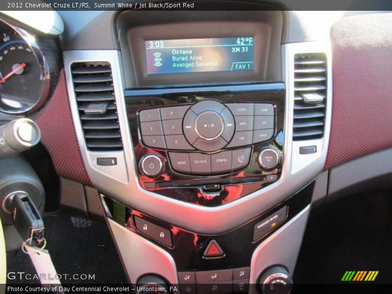 Summit White / Jet Black/Sport Red 2012 Chevrolet Cruze LT/RS