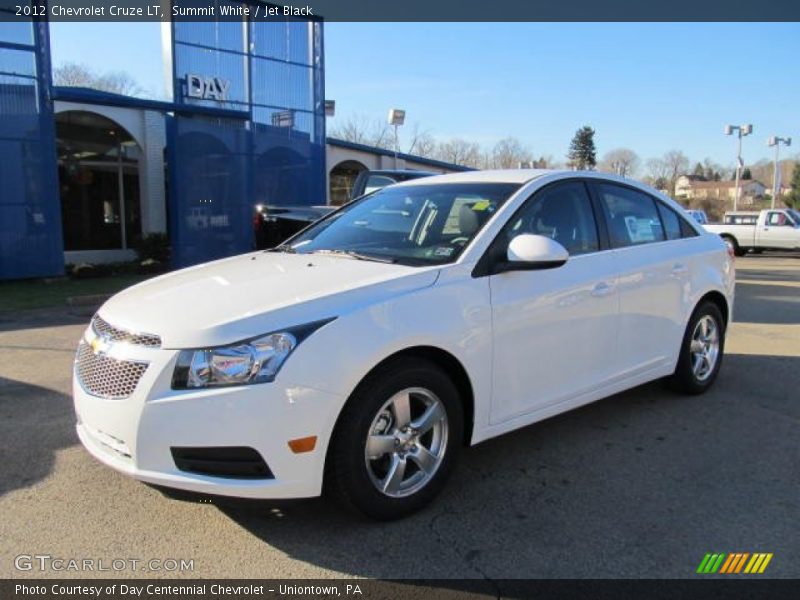 Summit White / Jet Black 2012 Chevrolet Cruze LT