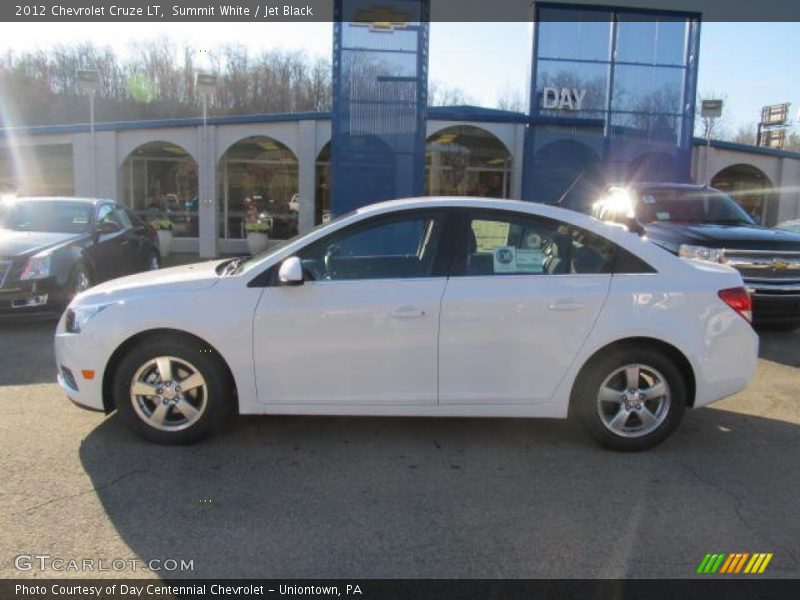 Summit White / Jet Black 2012 Chevrolet Cruze LT