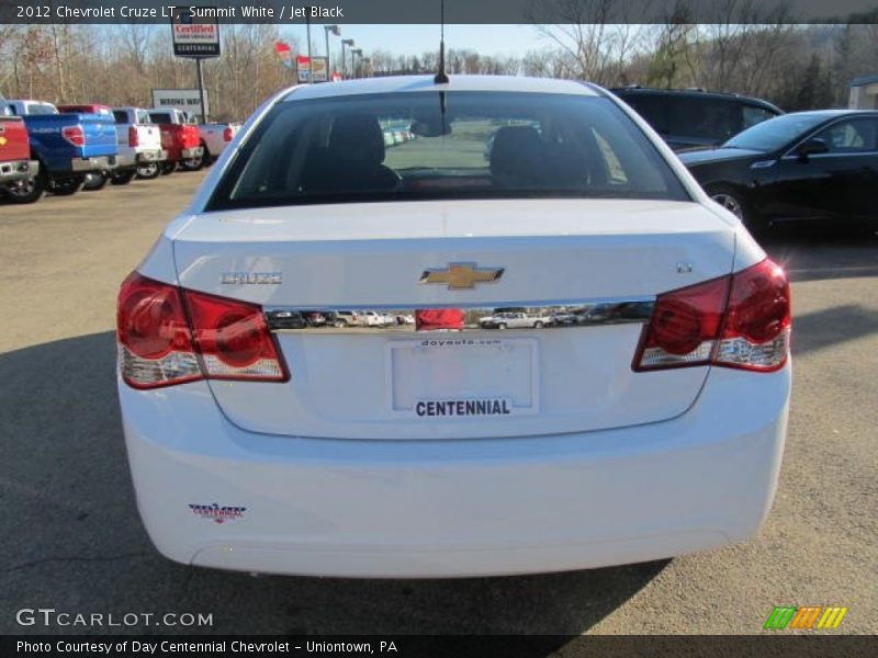 Summit White / Jet Black 2012 Chevrolet Cruze LT
