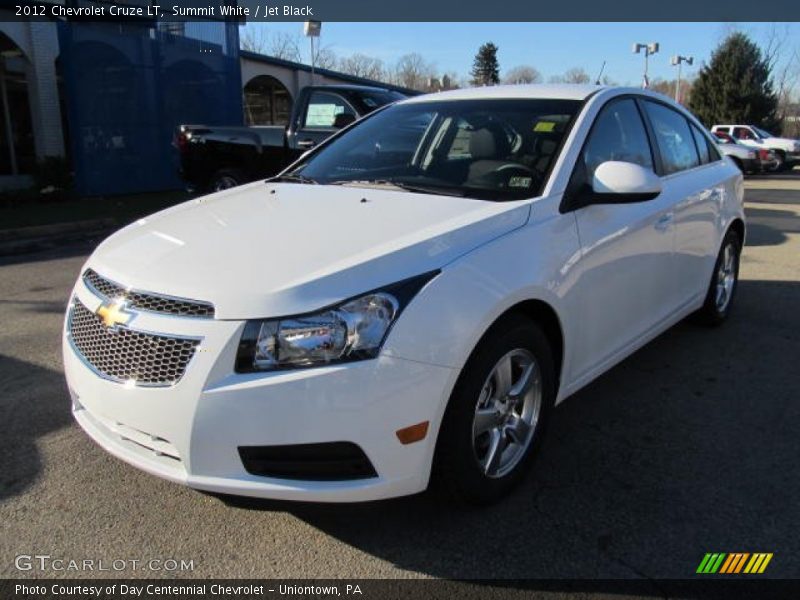 Summit White / Jet Black 2012 Chevrolet Cruze LT