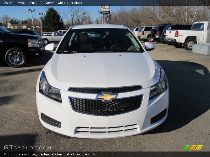 Summit White / Jet Black 2012 Chevrolet Cruze LT