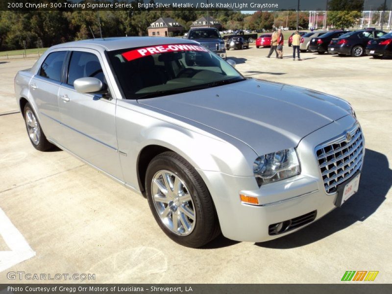 Bright Silver Metallic / Dark Khaki/Light Graystone 2008 Chrysler 300 Touring Signature Series