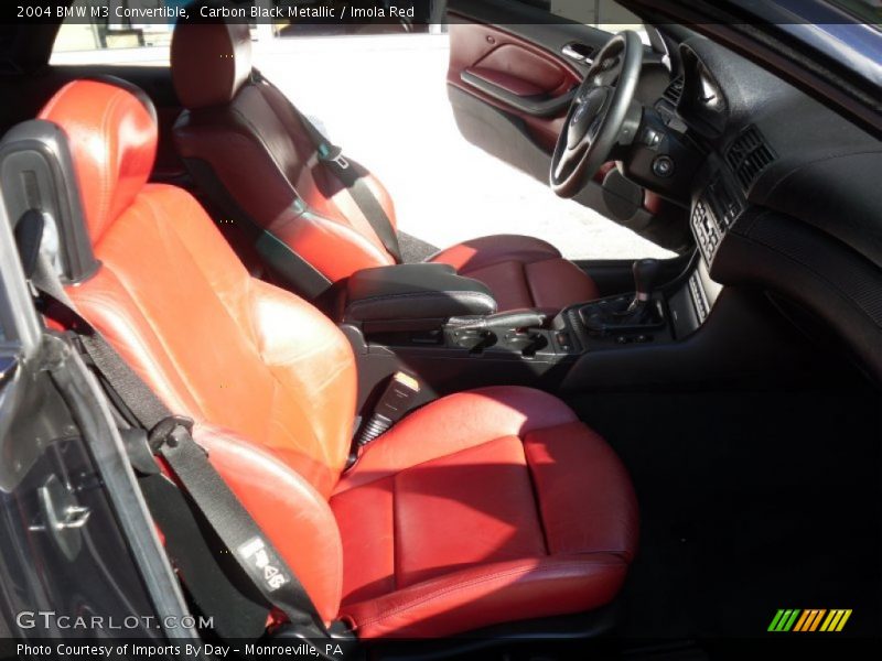 Carbon Black Metallic / Imola Red 2004 BMW M3 Convertible