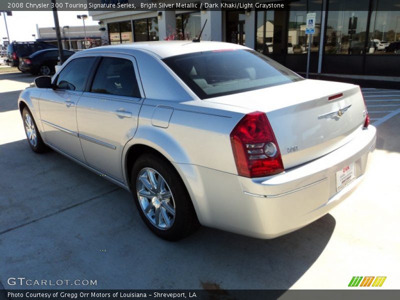 Bright Silver Metallic / Dark Khaki/Light Graystone 2008 Chrysler 300 Touring Signature Series