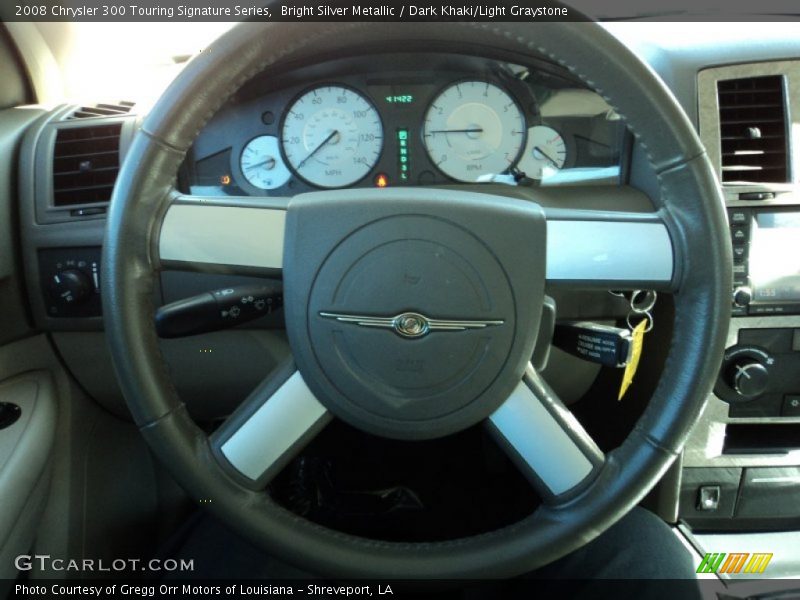 Bright Silver Metallic / Dark Khaki/Light Graystone 2008 Chrysler 300 Touring Signature Series