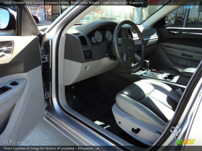 Bright Silver Metallic / Dark Khaki/Light Graystone 2008 Chrysler 300 Touring Signature Series